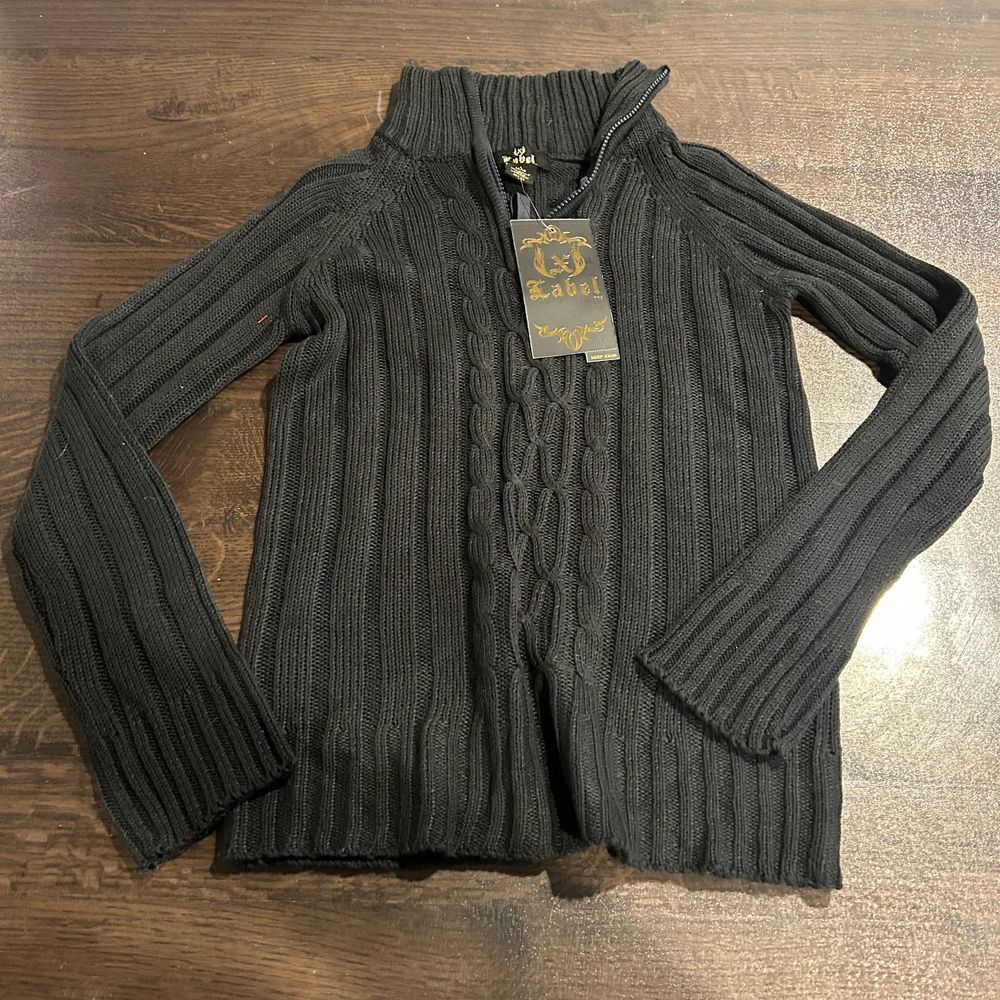 Black Label Girls Black Sweater Size 14/16